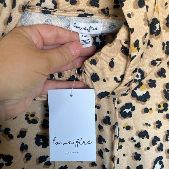 Love, Fire Animal Print Hoodie - Picture 2 of 6